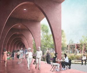 Projekt targowiska Flora w Jeleniej Górze autorstwa 3XA