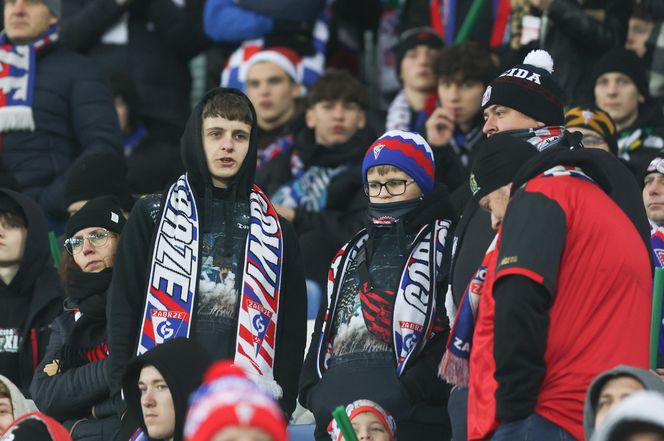 Kibice na meczu Górnik Zabrze - Lech Poznań