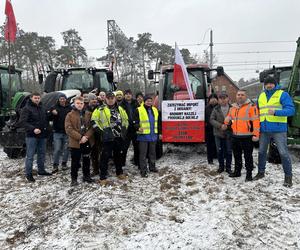 Protest rolników w woj. warmińsko-mazurskim (9.02.2024)