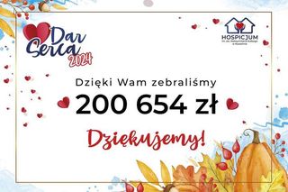 Hojny „Dar serca” dla Hospicjum