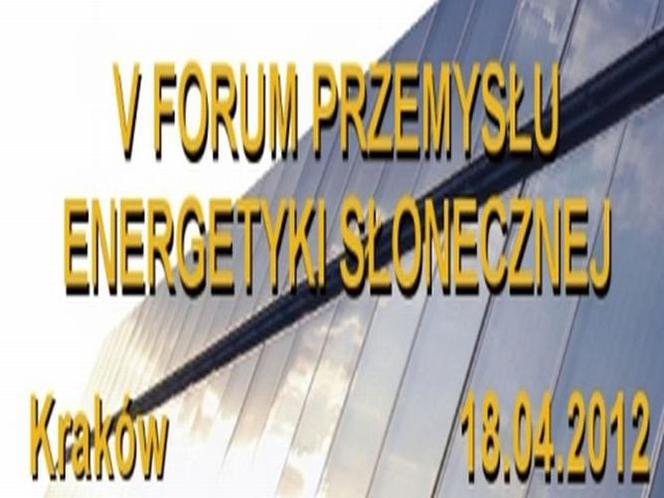 V Forum Przemysłu Energetyki Słonecznej 