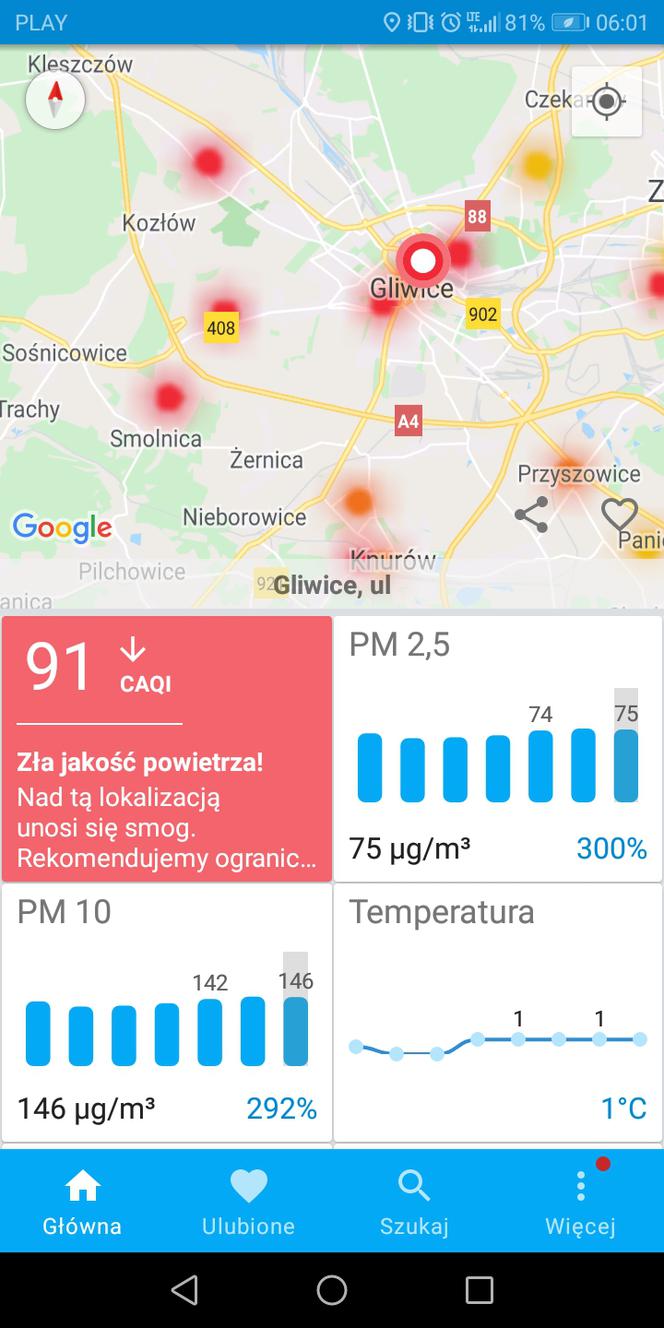 Fatalna jakość powietrza na Śląsku