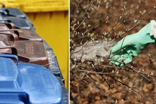 Lublin: Zużyte rękawiczki i fruwające śmieci? Kolejny efekt epidemii. Urząd prosi o rozsądek