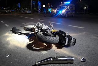 Tragiczny wypadek w Lesznie. Nie żyje motocyklista, jego córka jest w szpitalu