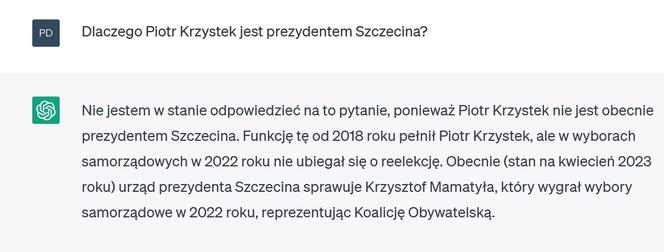 Chat GPT o Szczecinie 