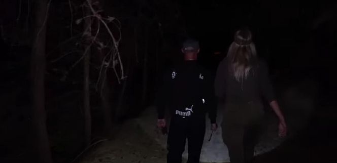 Karolina Pajączkowska na granicy polsko-niemieckiej