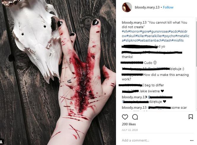 Córka Ewy Gawryluk na Instagramie jest gwiazdą charakteryzacji