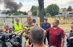 Wielki pożar w Kędzierzynie-Koźlu. Płonie hurtownia, na miejscu 20 zastępów straży pożarnej!