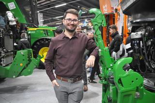 Tomasz Klimkowski z programu Rolnik szuka żony na targach Agrotech 2024