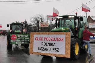 Protest rolników w naszym regionie 