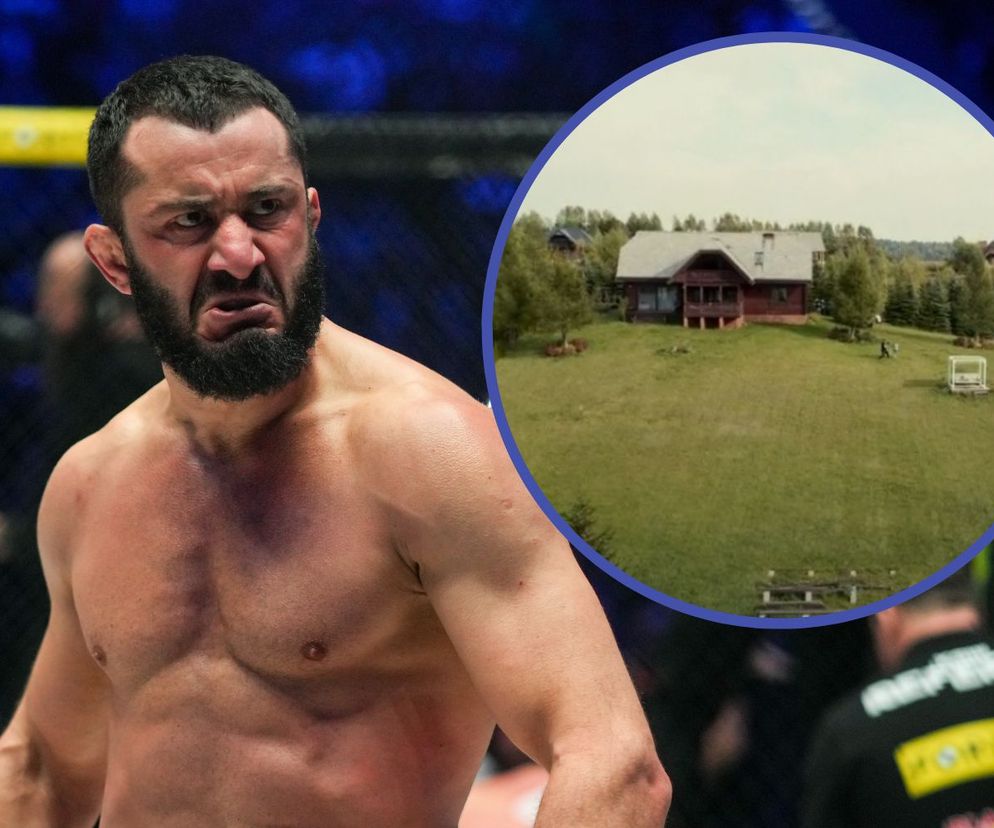 Tak mieszka Mamed Khalidov. Legendarny wojownik KSW ma potężną posiadłość niedaleko Olsztyna
