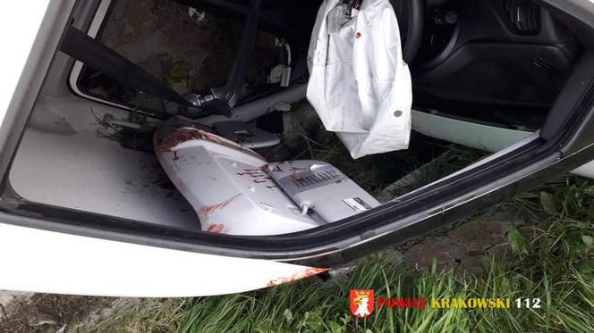 Groźny wypadek na zakopiance w Gaju