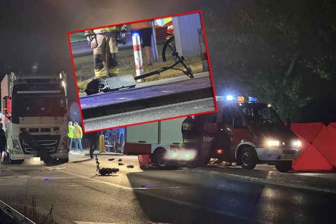 Błonie. Wjechali hulajnogą elektryczną prosto pod tira. Nie mieli szans, zaginęli na miejscu