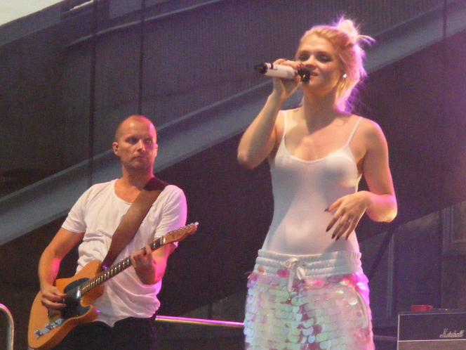 Koncert Margaret w parku koło Areny w Poznaniu