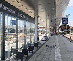 Prace budowlane na stacji Warszawa Zachodnia