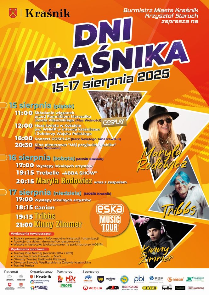 Plakat Dni Kraśnika 2025