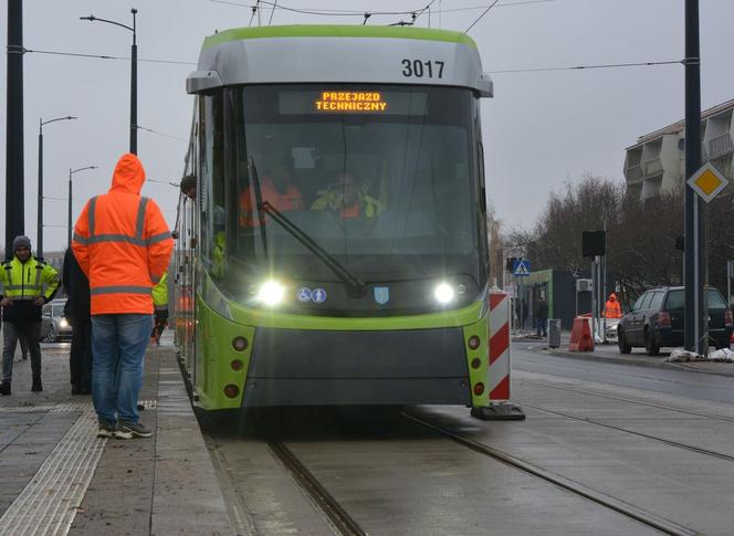 Budowa nowej linii tramwajowej w Olsztynie dobiega końca. Pierwszy przejazd przebiegł bez problemów