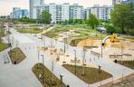 Park linearny na Ursynowie (kwiecień 2025)