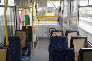 Wandalizm w tramwaju