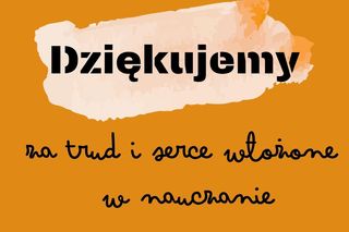 Kartka z okazji Dnia Nauczyciela