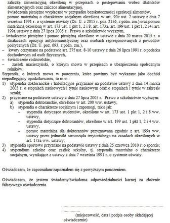 Wzór wniosku Rodzina 500+ /20