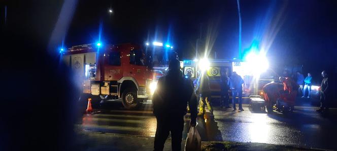 Wypadek w Katowicach. Samochód potrącił kobietę na przejściu dla pieszych