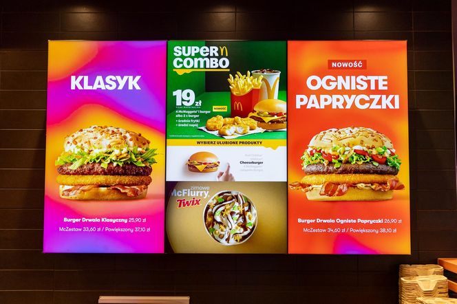 Taki widok na premierze Burgera Drwala w McDonalds. Wielkie zaskoczenie.