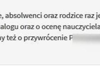 Opolskie:  Porno na lekcji online i niesamowita inicjatywa uczniów! Bronią swojego nauczyciela [ZDJĘCIA]