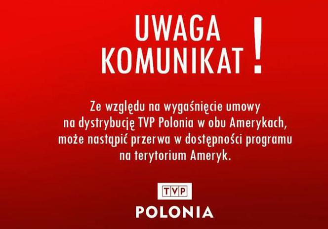 Polonia rozżalona po... stracie TV Polonia