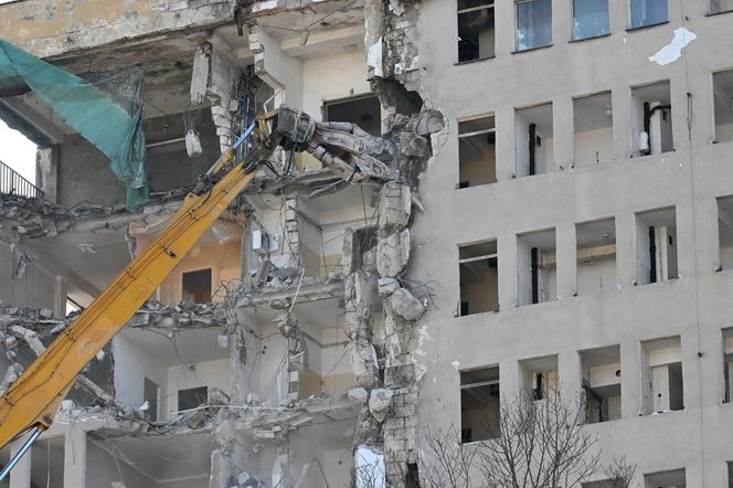 Utrudnienia związane z rozbiórką "Związkowca"