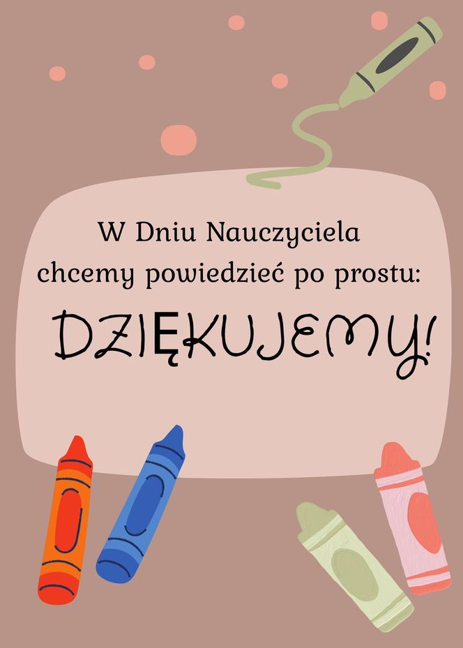 Kartka z okazji Dnia Nauczyciela