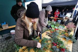 Kalisz. Udekorowana choinka stanęła na środku rzeki 