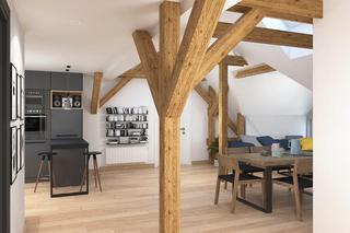 Wizualizacje adaptacji poddasza