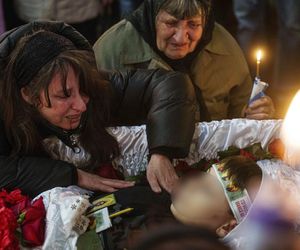 Pogrzeby ofiar ataku na Krzywy Róg