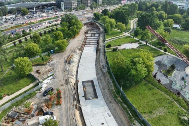 Budowa tramwaju do Dworca Zachodniego - zmiany w Al. Jerozolimskich