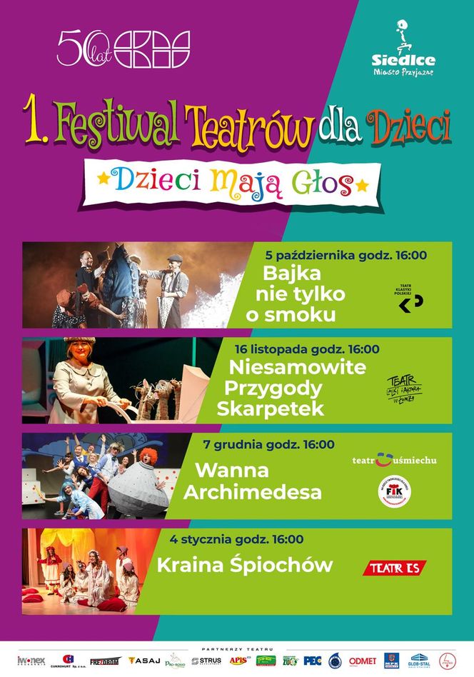 Przed nami I Festiwal Teatrów dla Dzieci „Dzieci mają głos” w Siedlcach