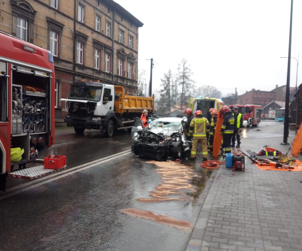 Wypadek w Rudzie Śląskiej