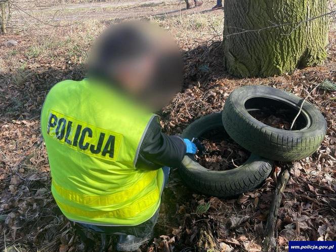 Zabójstwo małżeństwa w Ostródzie. Policyjne poszukiwanie przy poligonie