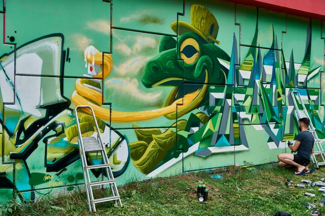 Artyści z całego świata stworzyli gigantyczne graffiti! Meeting of Styles 2018