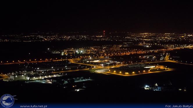 Nocne zdjęcia Lublina z góry!