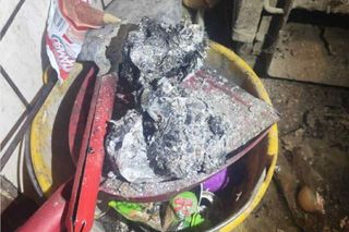 Palił śmieci w piecu