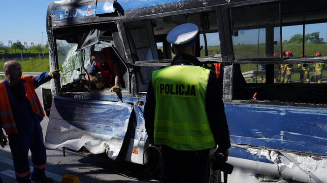 Kraksa autobusów w Nowej Hucie. Nie żyje 61-letni kierowca MPK