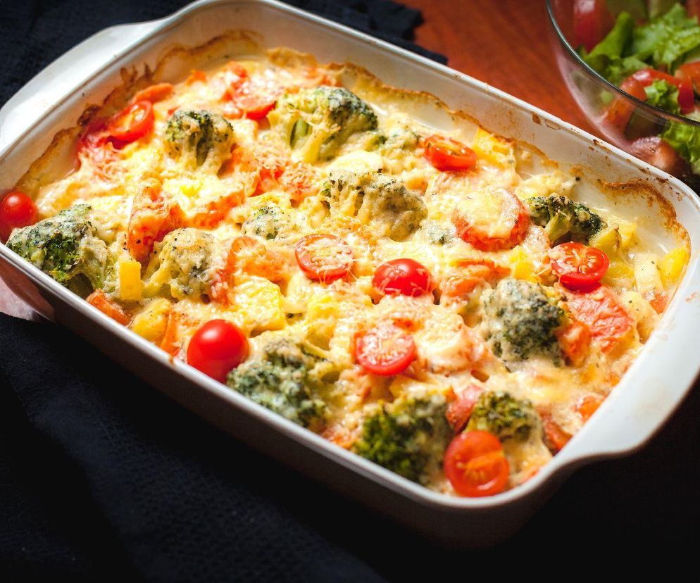 zapiekanka warzywna z białym serem