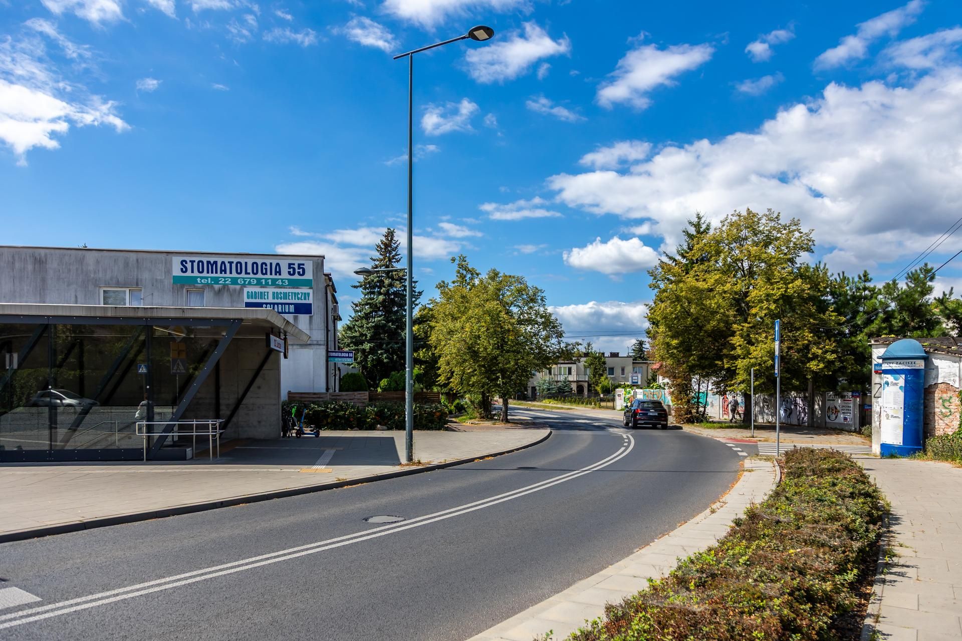 Okolice stacji metro Zacisze w Warszawie