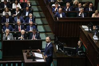 Warszawa. Posiedzenie sejmu.