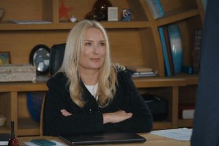 Barwy szczęścia, odcinek 3259. Karolina (Marta Dąbrowska), Bruno (Lesław Żurek)