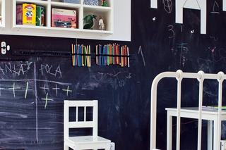 Farba tablicowa w pokoju dziecka