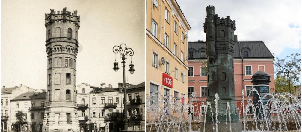 Plac Wolności i jego okolice 100 lat temu oraz w 2024 roku