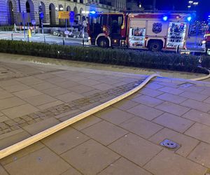 Pożar restauracji na placu Bankowym