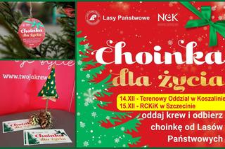 Jutro w Koszalinie za oddanie krwi będzie można otrzymać choinkę